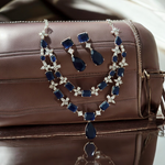 Elegant Wedding AD Necklace Earring set, Bridal AD Necklace, AD earring, CZ Necklace, Bollywood Jewelry Set, Pakistani AD Jewelry Set