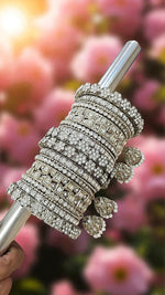 Antique Oxidised Silver Bangles Set Elegant Indian Style