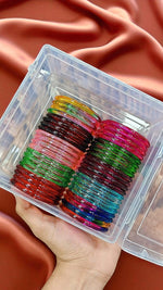 Premium Hard-Finish Glass 6Mm Bangles Durable, High-Quality Traditional Jewelry