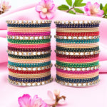 Set of 2 Multi Colour Bangle Set