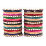 Set of 2 Multi Colour Bangle Set