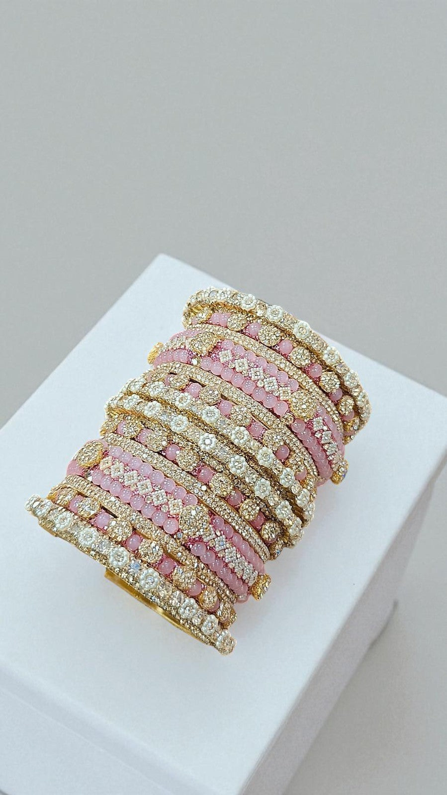 Shadow Gold Stone Bangles Set | Colorful Full Betki Bangles for Women | Traditional Indian Jewelry