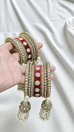 Velvet Short Bangles Set | Traditional & Festive Indian Jewelry for Women