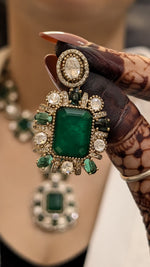 Sparkling Polki Bridal Necklace Earrings Set, Indian Polki Jewelry Set, Pakistani Polki Set, Bollywood Polki Necklace Set, Celeb Polki Jewellery, Celeb Polki Necklace Earrings Set, Bridal Polki Earrings Set