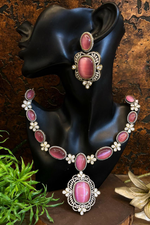 Luxe Polki Stones Indian Wedding Necklace Set, Luxe Polki Necklace Earrings Set, Indian Polki Jewelry Set, Polki Stones Jewelry Set, Bridal Jewellery Set, Wedding Jewelry, Pakistani Polki Jewelry Set