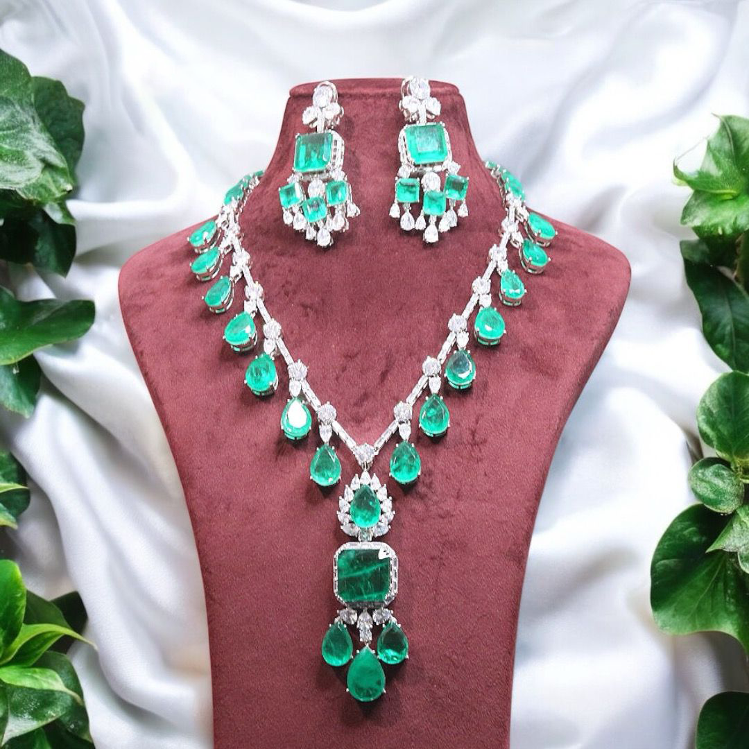 Nita Ambani Wedding Polki Necklace Earings Set, Pakistani Wedding Necklace Earrings Set, Polki Necklace, Polki Earrings, Nita Ambani Jewelry, Celeb Jewelry Set, Nita Ambani Necklace Set