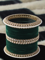 Pearl Floral Wedding Chooda Bangles Set, Indian Bangles Jewellery Set, Bollywood Jewelry, Traditional Jewelry Set, Pearl Jewellery Set