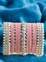 Celebrity Kundan Bangles Chura Jewelry Set, Celeb Pearl Bangles Set, Kundan Bangles Set, Pearl Jewellery Set, Kundan Jewellery Set