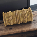 Golden Wedding Chooda Jewellery Set, Kundan Bangles Set