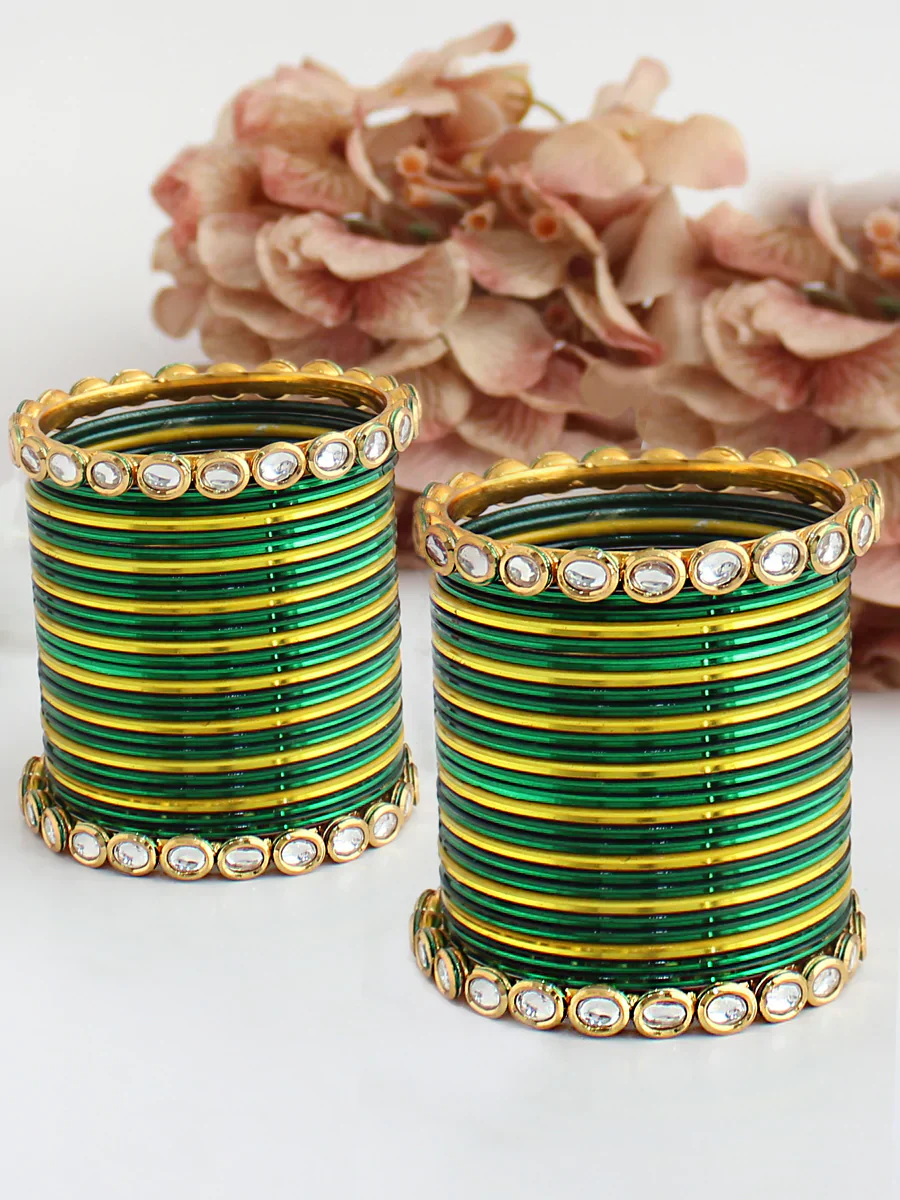 Bridal Pearl Chooda Bangles Jewellery Set, Bollywood Bangles Jewellery Set, Celebrity Inspired Jewelry, Rajsthani Bangles Jewelry