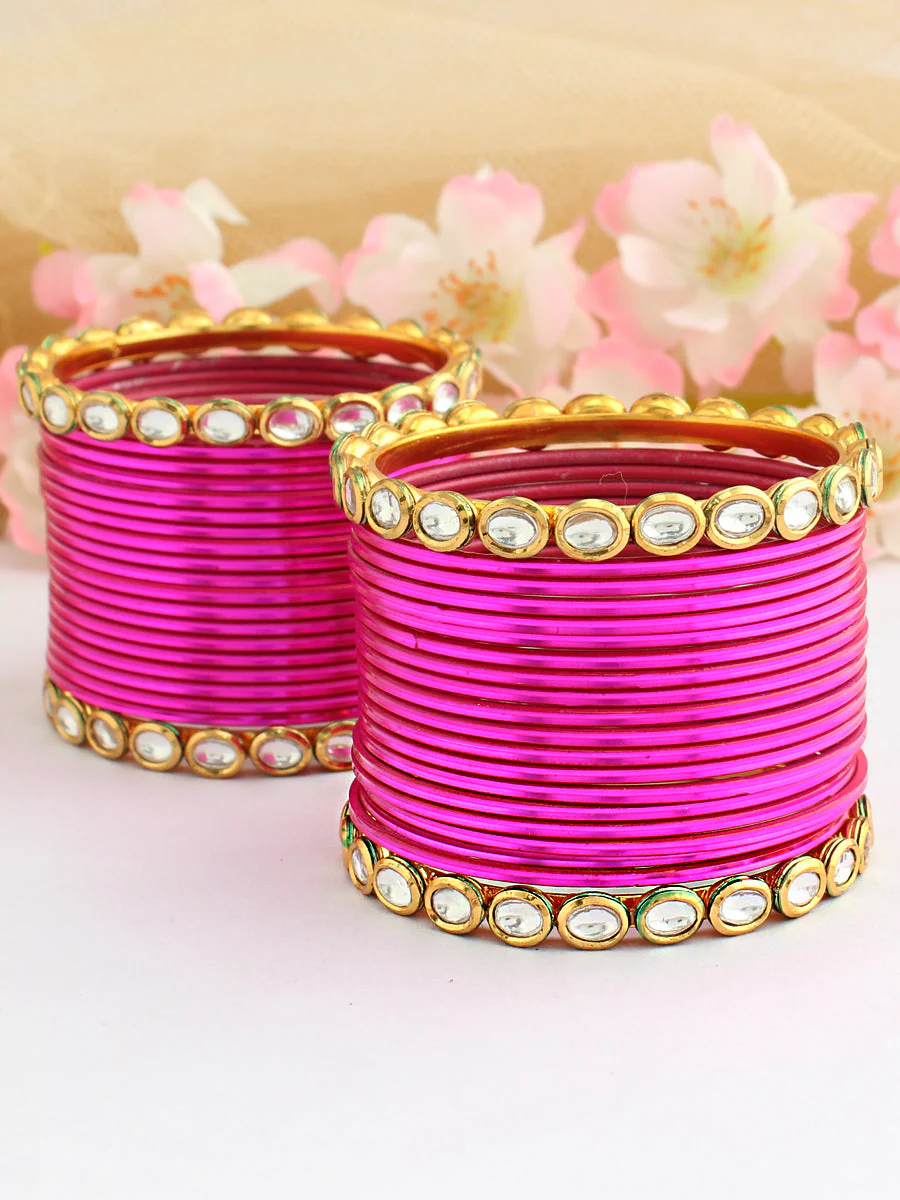Elegant Statement Indian Bangles Jewelry Set, Statement Bangles Set, Pearl Chura, Pearl Jewellery Set, Pakistani Jewellery Set