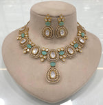 Ethnic Indian Bridal Polki Choker Earrings Set, Pakistani Traditional Polki Choker Set, Indian Polki Jewelry Set, Wedding Bridal Indian Jewelry