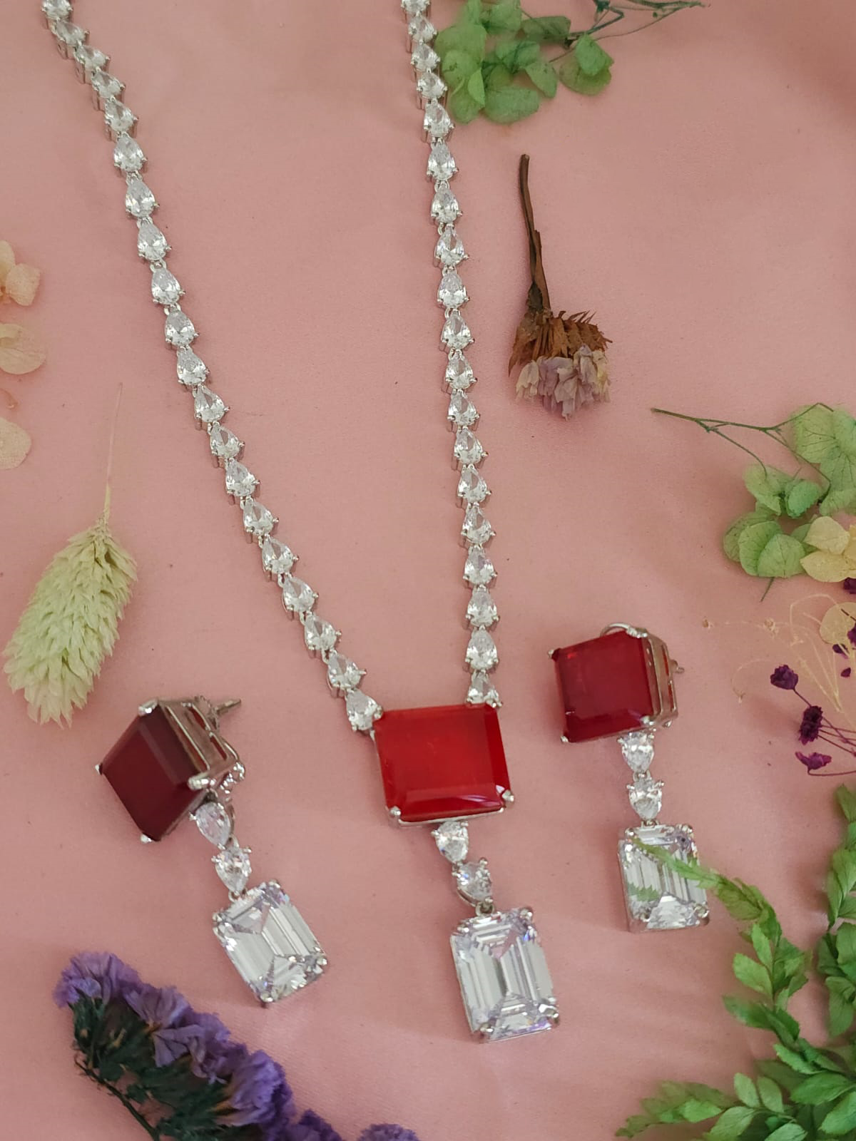 Paki Statement Rectangular Polki Necklace Set, Pakistani Polki Necklace Set, Indian WeddingPolki Jewelry Set, Bollywood Polki Necklace Set, Bridal Jewelry