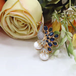 eacock Design Kundan & Pearl Adjustable Ring | Indian Jewellery | Beautiful Kundan Stone Indian Ring Set