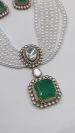 Bollywood Actress Palak Tiwari–Inspired Pearl Choker Necklace Set | Pearl Indian Jewellery | Designer Indian Necklace & Earrings Set