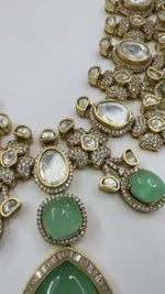 Kundan Bridal Necklace Set | Indian Jewellery | Kundan Indian Necklace Set with Matching Earrings | Premium Bridal Jewellery