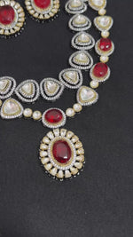 Kundan Bridal Multi Layered Indian Necklace Set, Indian Polki Jewellery, Indian Wedding Jewelry Set